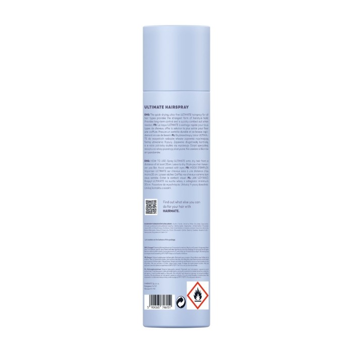 HAIRMATE ULTIMATE - Λακ για Πολύ Δυνατό Κράτημα, 300ml