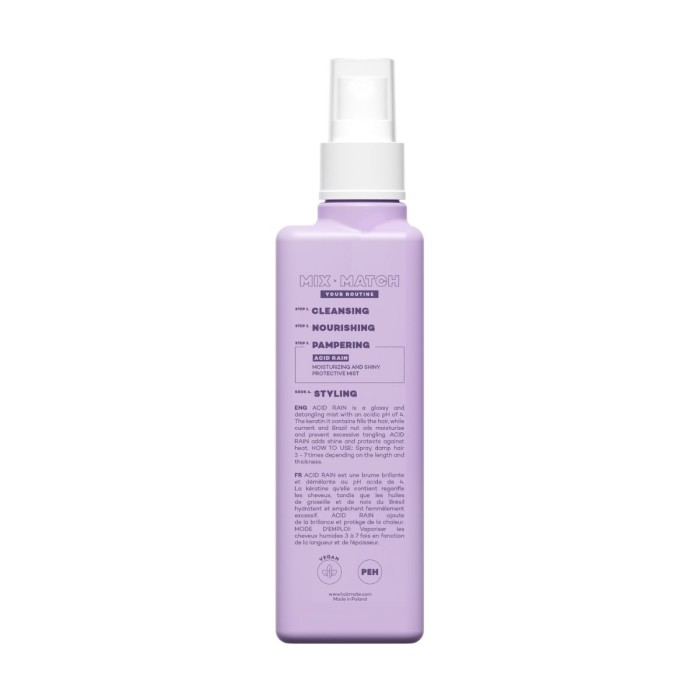 HAIRMATE ACID RAIN - Θερμοπροστατευτικό Σπρέυ για Λάμψη και Ξεμπέρδεμα Μαλλιών, 150ml