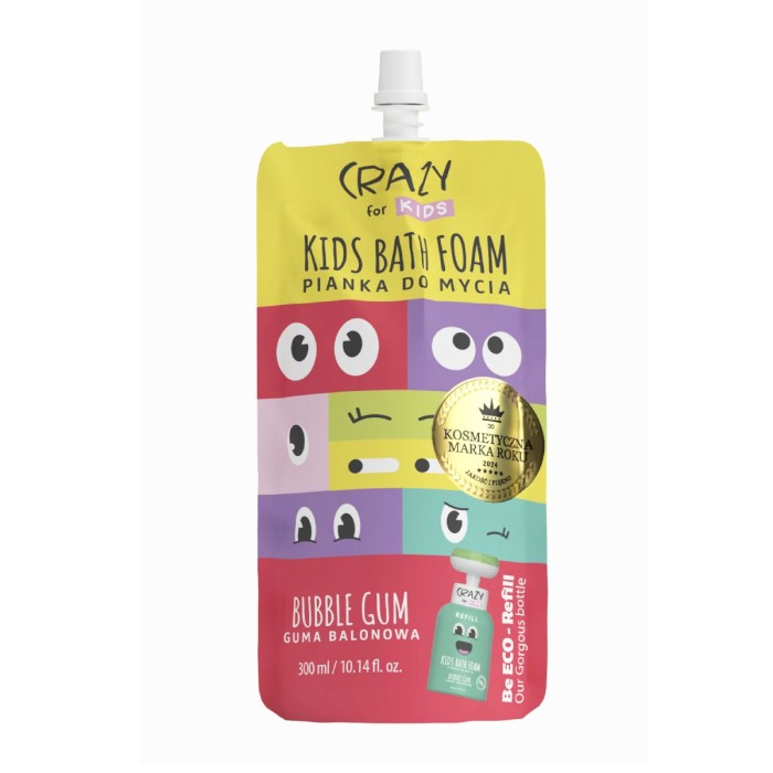 Hiskin Crazy Kids Ανταλλακτικό  Παιδικός Αφρός Μπάνιου 300ml