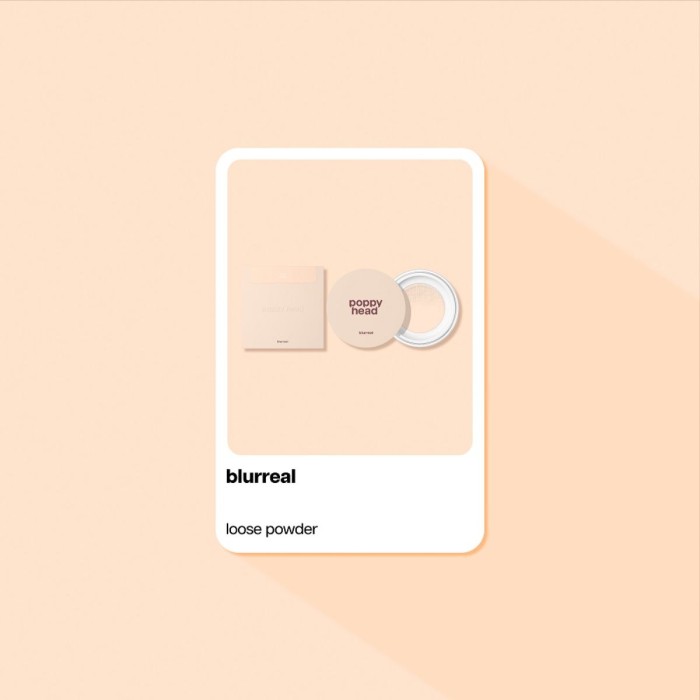 Poppy Head Smoothing & Mattifying Loose Powder Blurreal