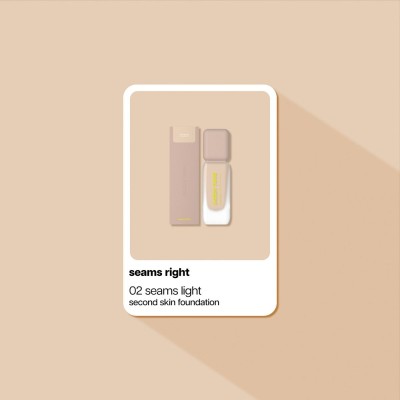 Poppy Head Seams Right Foundation 02 Seams Light