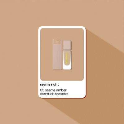 Poppy Head Seams Right Foundation 05 Seams Amber