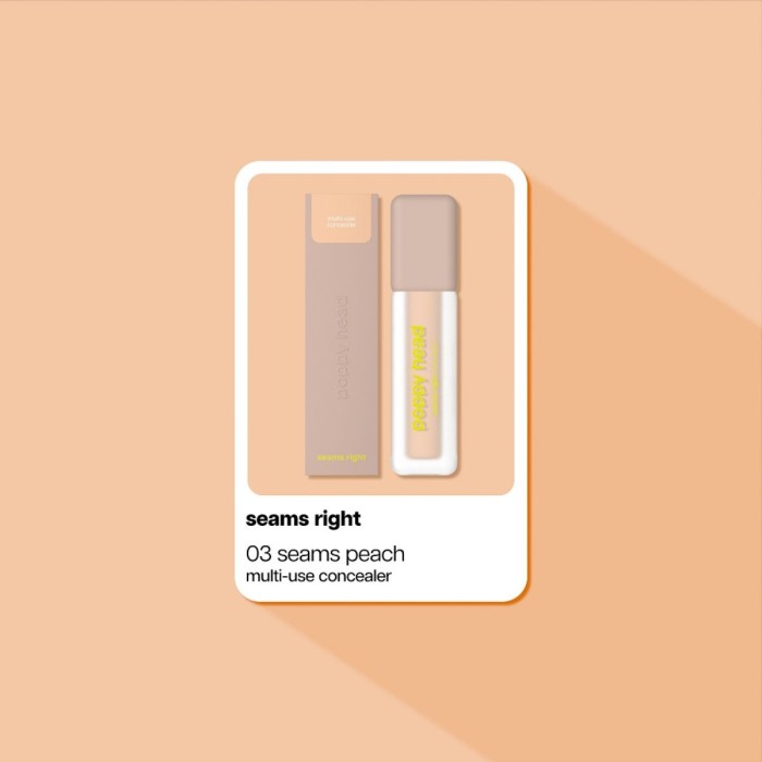 Poppy Head  Seams Right Concealer 03 Peach