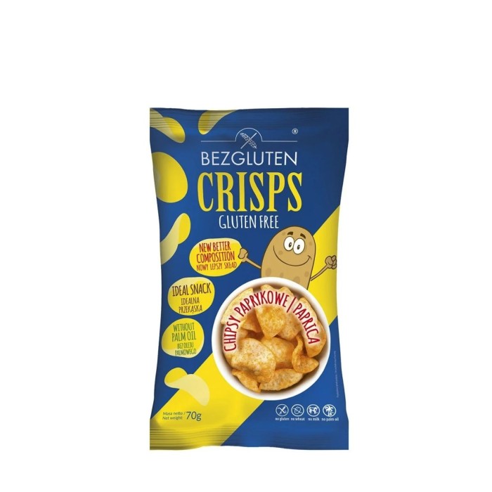 Bezgluten Paprika Chips 70g Gluten-Free