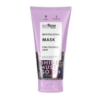 So!Flow Revitalizing Mask for Colored Hair - Sweet Plum & Blackberry 200ml