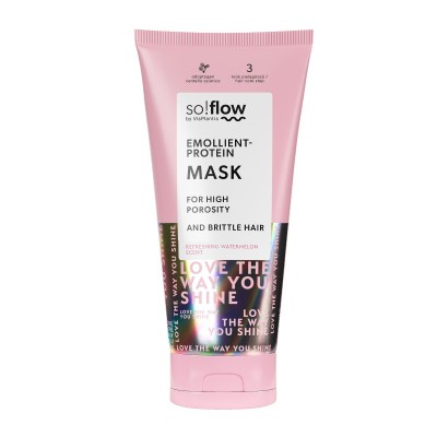 So!Flow Protein Emollient Mask for Porosity & Brittle Hair - Watermelon 200 ml