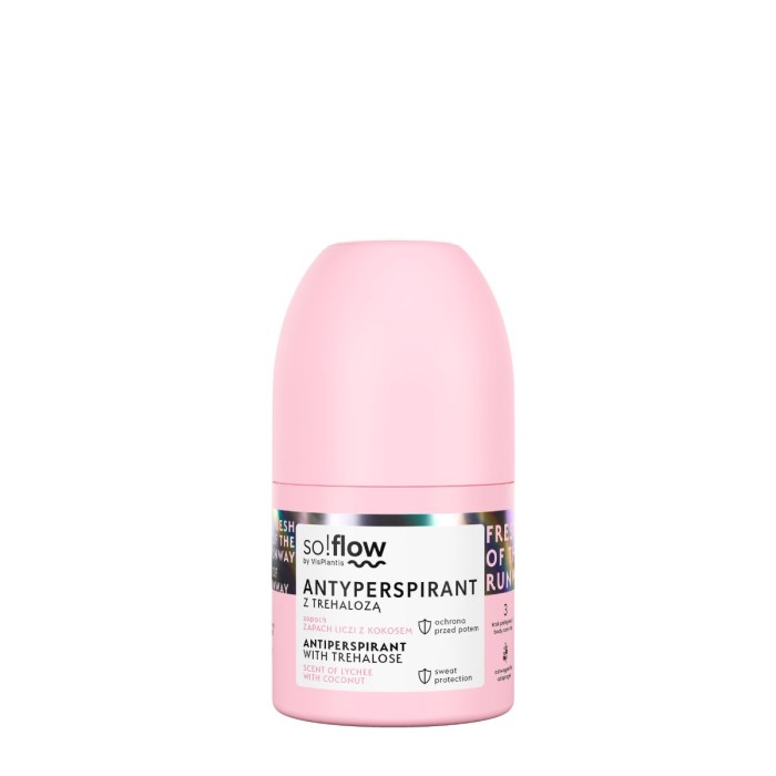 So!Flow Antiperspirant with Trehalose - Lychee & Coconut Αποσμητικό 50ml