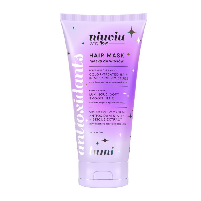 Niuviu Hair Mask for Color-Treated Hair In Need of Moisture - Hibiscus Extract Μάσκα Μαλλιών 200ml