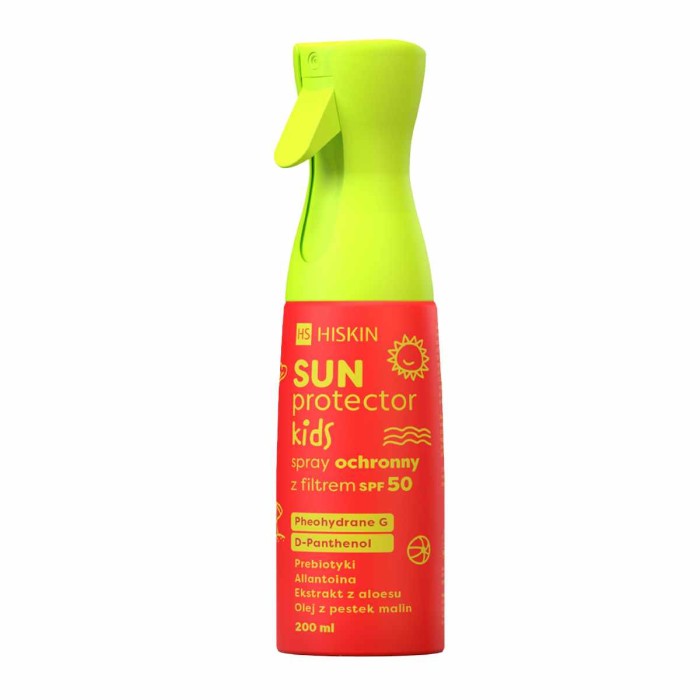 Hiskin Childrens Sunscreen Body Spray SPF50 200ml