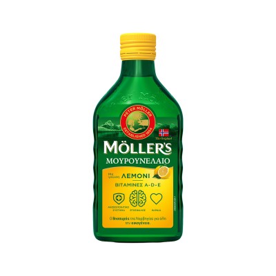 Moller’s Μουρουνέλαιο Γεύση Λεμόνι 250ml
