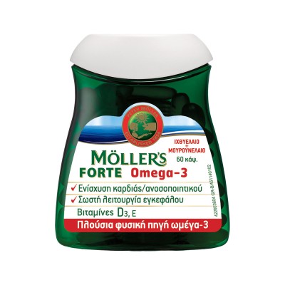 Moller’s Forte Omega-3 60 Κάψουλες