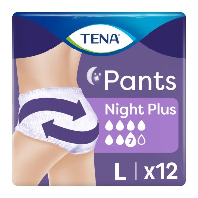 Tena Pants Night Plus Unisex Eσώρουχο Ακράτειας Νυκτός Large 12pcs