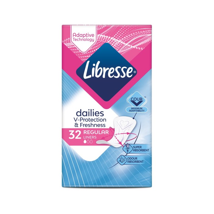 Libresse Normal Liners, 32pcs