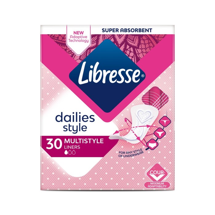 Libresse Multistyle Normal Liners, 30 pcs