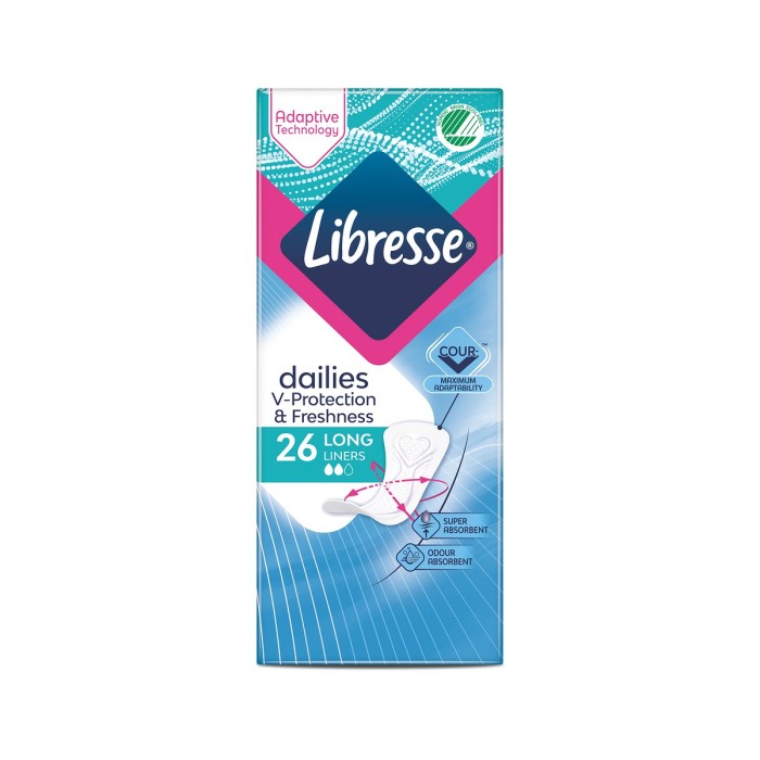 Libresse Long Liners, 26pcs