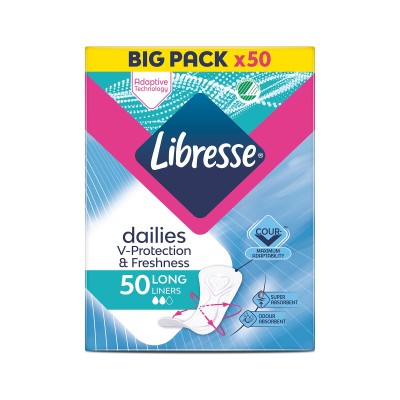 Libresse Long Liners, 50pcs