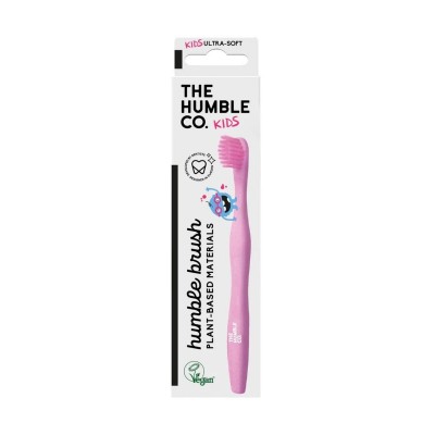 Humble Plant-Based Toothbrush Kids Pink