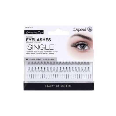 Depend Artificial Eyelashes Single Art. nr 9117 Elegance