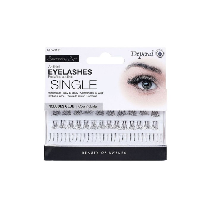 Depend Artificial Eyelashes Single Art. nr 9118 Elegance