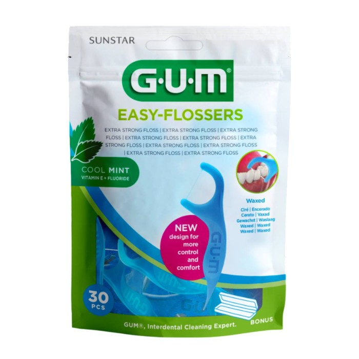Gum 890 Easy Flossers Dental Floss 30pcs
