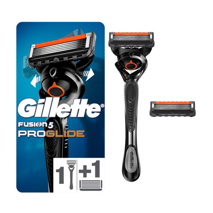 Gillette ProGlide Ξυριστική Μηχανή Με 2 Ανταλλακτικές Κεφαλές