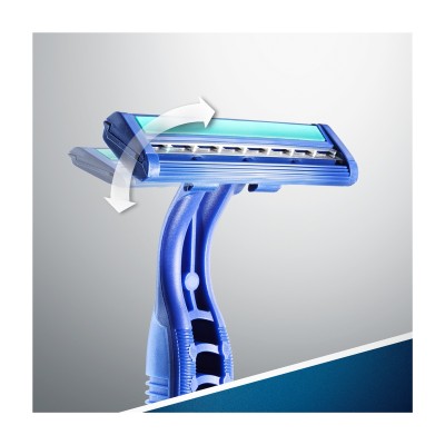 Gillette Blue II Plus Slalom Disposable Razors, 5pcs