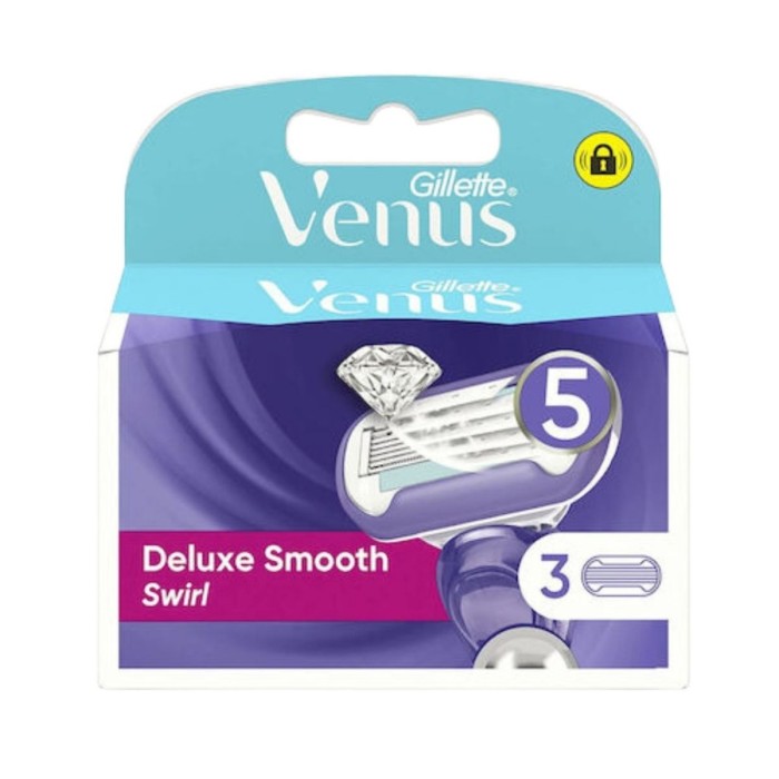 Gillette - Venus Deluxe Smooth Swirl Ανταλλακτικά, 3τμχ