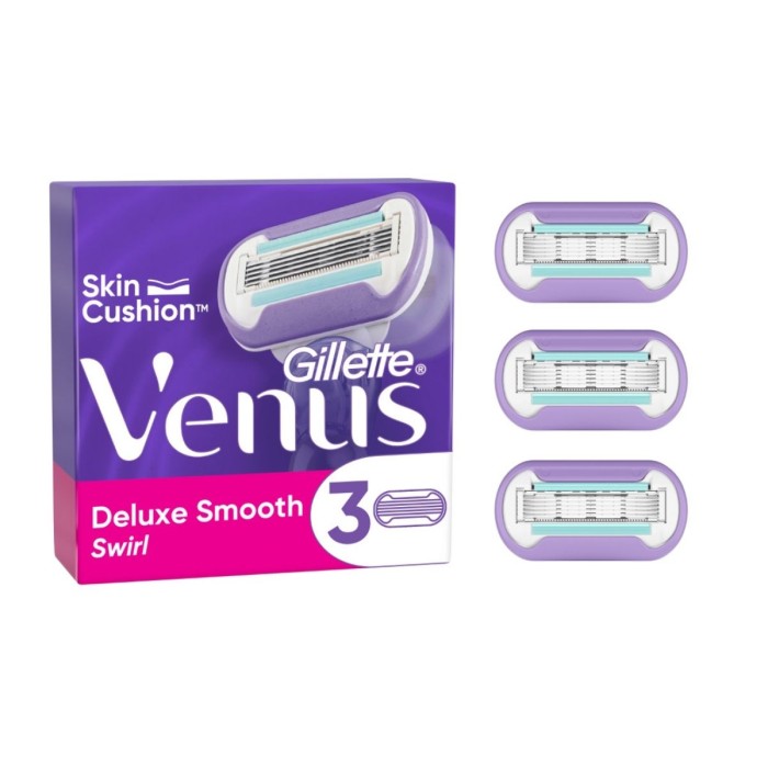 Gillette - Venus Deluxe Smooth Swirl Ανταλλακτικά, 3τμχ