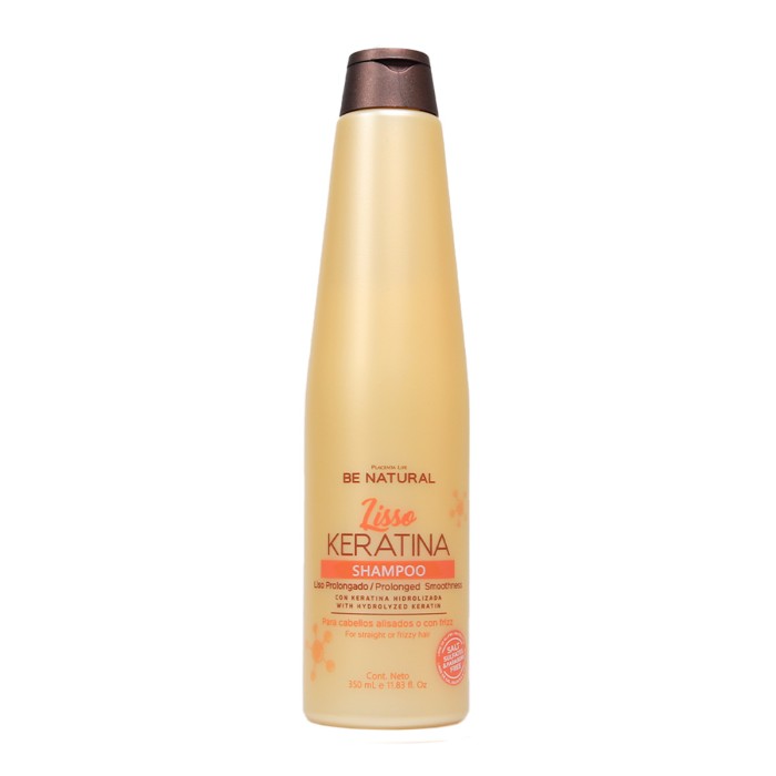 PLife Be Natural Lisso Keratina Shampoo, 350ml