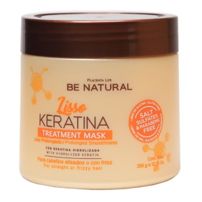 PLife Be Natural Lisso Keratina Hair Mask - Μάσκα για Λεία Μαλλιά, 350gr