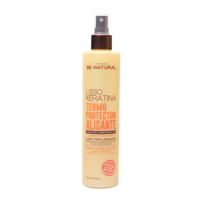 PLife Be Natural  Lisso Keratina Heat Protector, 250ml