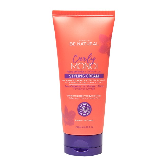 PLife Be Natural Curly Monoi Styling Cream, 200ml