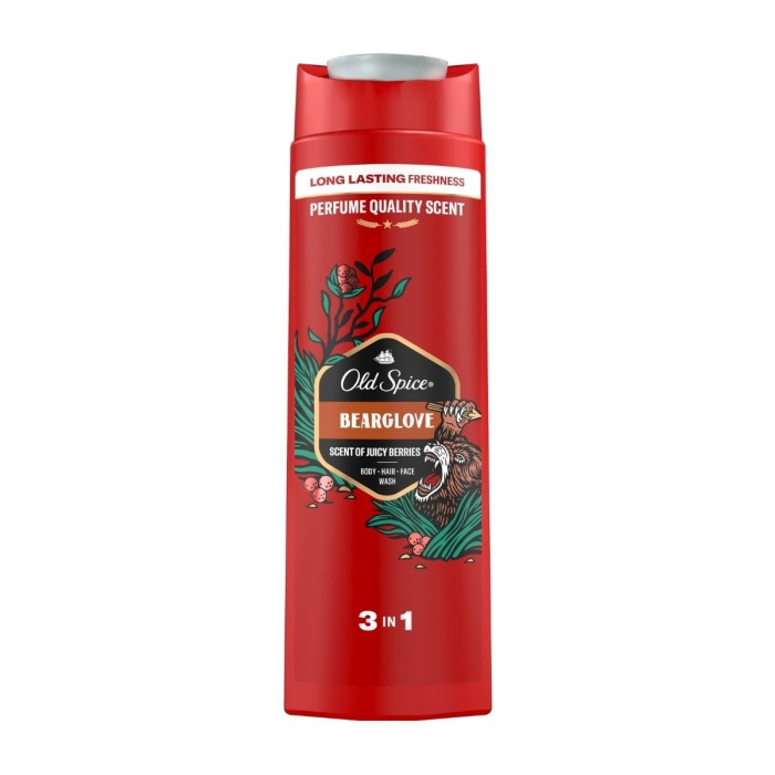 Old Spice Bearglove - Shower Gel & Shampoo For Men 400 ml