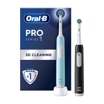 Oral-B Pro Series 1 Duo - Ηλεκτρικές Οδοντόβουρτσες, Μπλε & Μαύρη