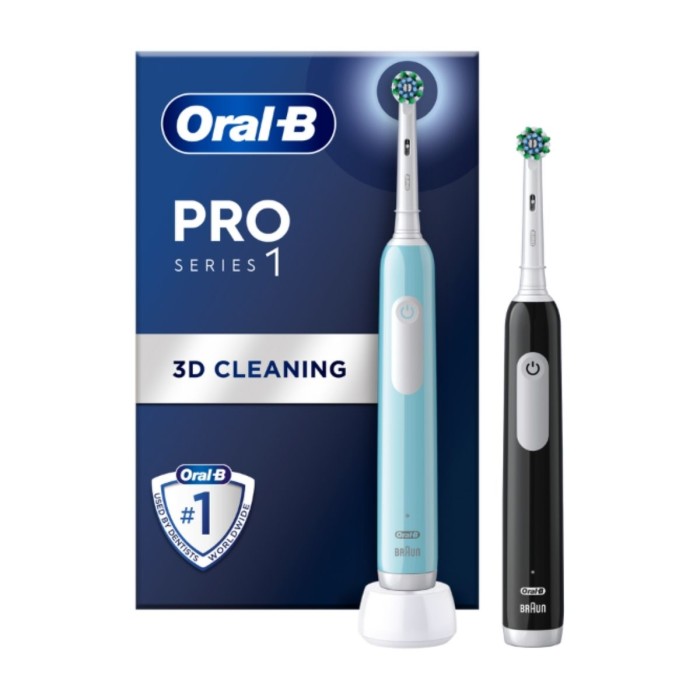 Oral-B Pro Series 1 Duo - Ηλεκτρικές Οδοντόβουρτσες, Μπλε & Μαύρη