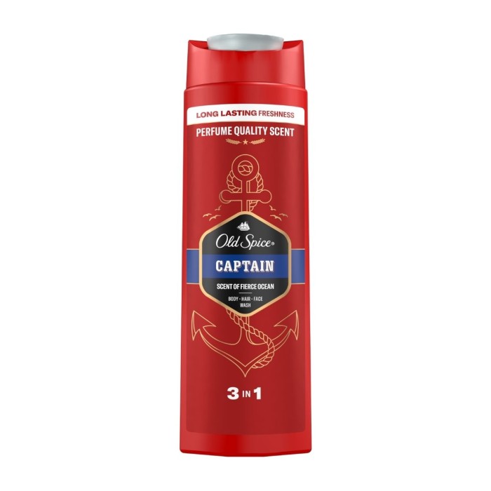 Old Spice Captain - Shower Gel & Shampoo For Men 400 ml