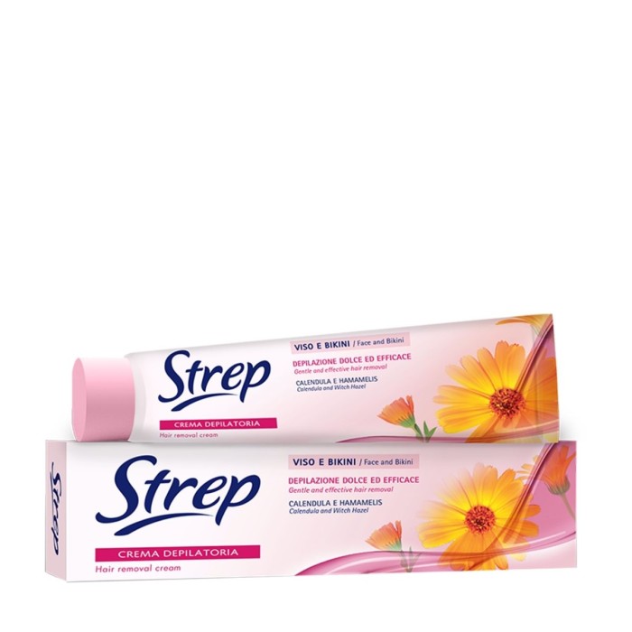 Strep Face & Bikini Hair Removing Cream 75ml