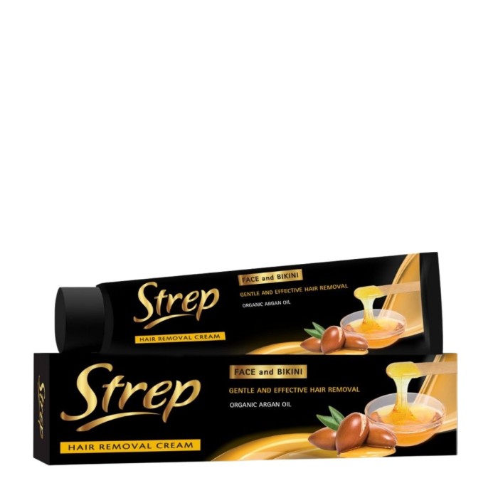 Strep Αποτριχωτική Κρέμα Προσώπου & Μπικίνι Argan Oil 50ml