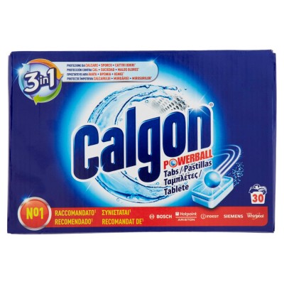 Calgon Washing Machine Water Softener 30 Tablets