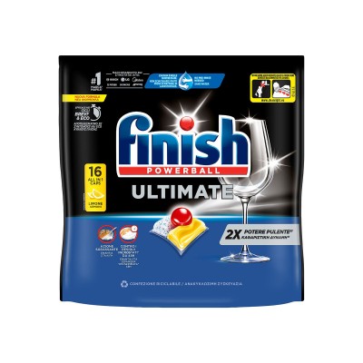 Finish Ultimate Dishwasher Capsules 16pcs