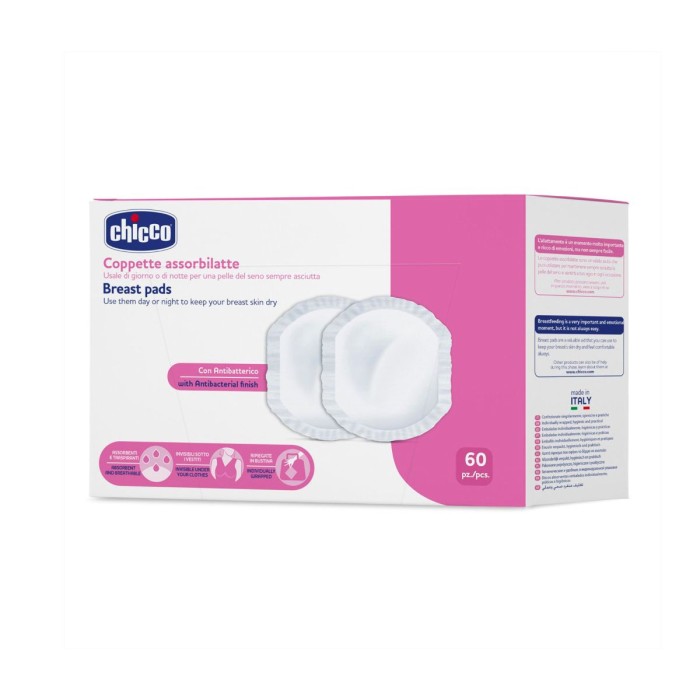 Chicco Αντιβακτηριακά Επιθέματα Στήθους 30τμχ