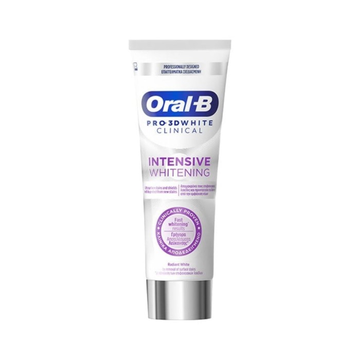 Oral-B Pro 3D White Clinical Intensive Whitening Toothpaste 75ml