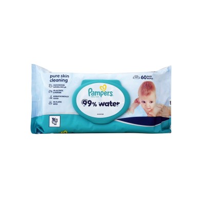 Pampers Harmonie Aqua Μωρομάντηλα 48τμχ