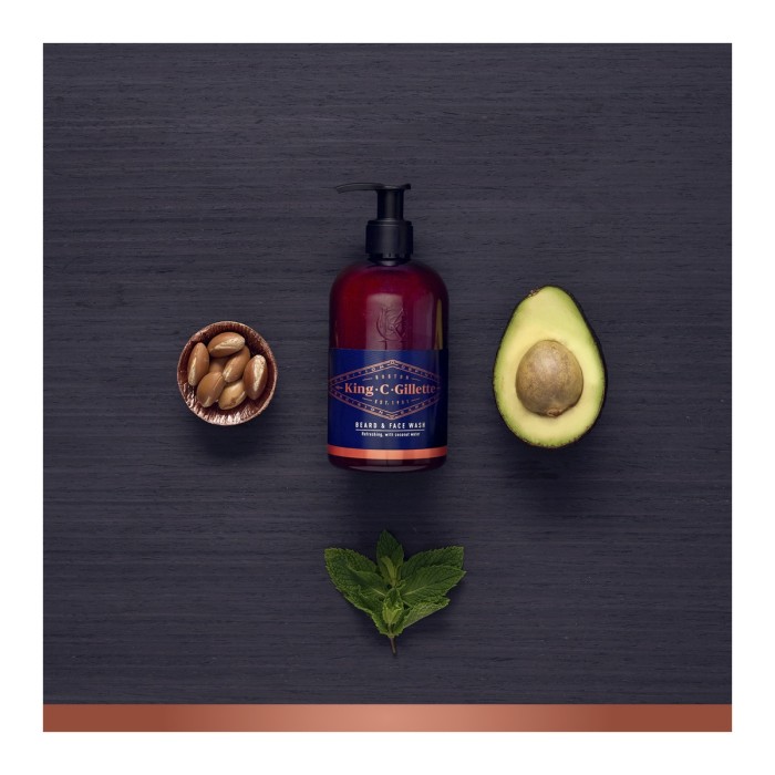 King C. Gillette Men’s Beard And Face Wash, 350ml