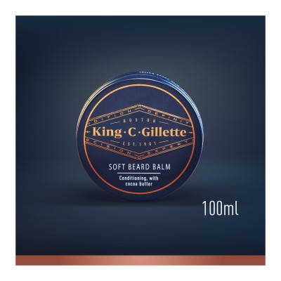 King C. Gillette Men’s Soft Beard Balm, 100ml