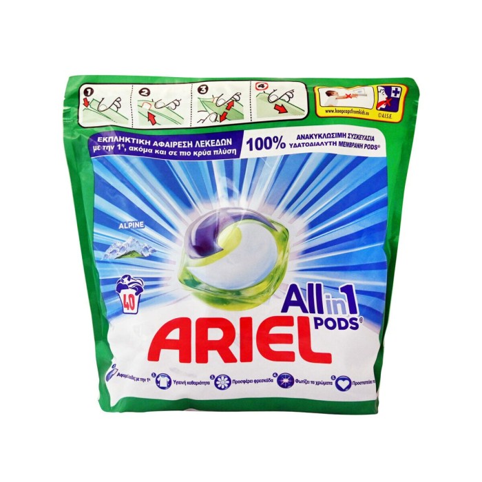 Ariel Allin1 Pods Alpine 40caps