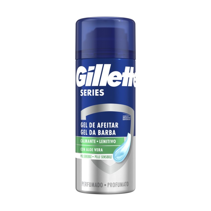 Gillette Series Soothing Sensitive Gel Ξυρίσματος Mε Αλόη, 75ml