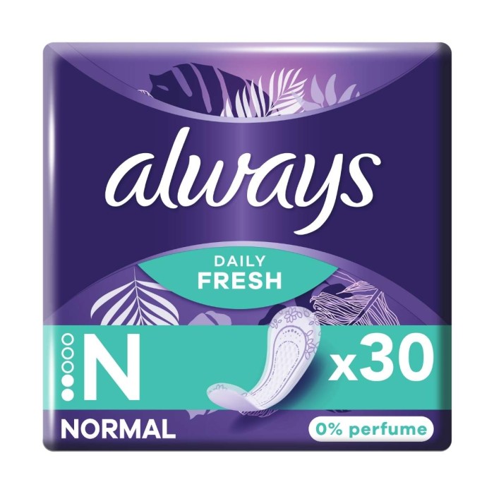 Always Daily Fresh Normal - Pantyliners 0% Perfume, 30pcs