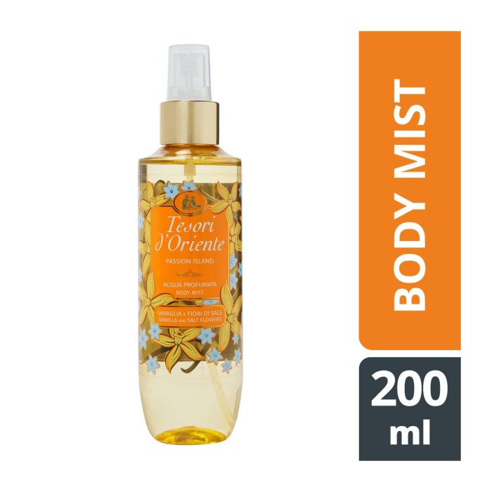 Tesori dOriente Passion Island Αρωματικό Σπρέι Σώματος 200ml
