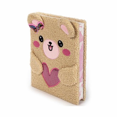 Tricoastal Γούνινο Σετ Μακιγιάζ Φράουλα Ροζ Καρδιά